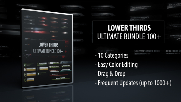 Lower Thirds Ultimate Bundle Preview