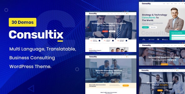 NULLED Consultix v3.0.1 - Business Consulting WordPress Theme